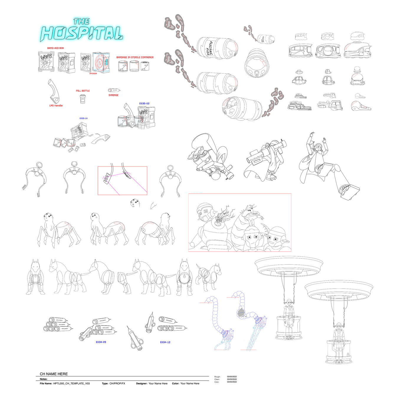 Characters and Props